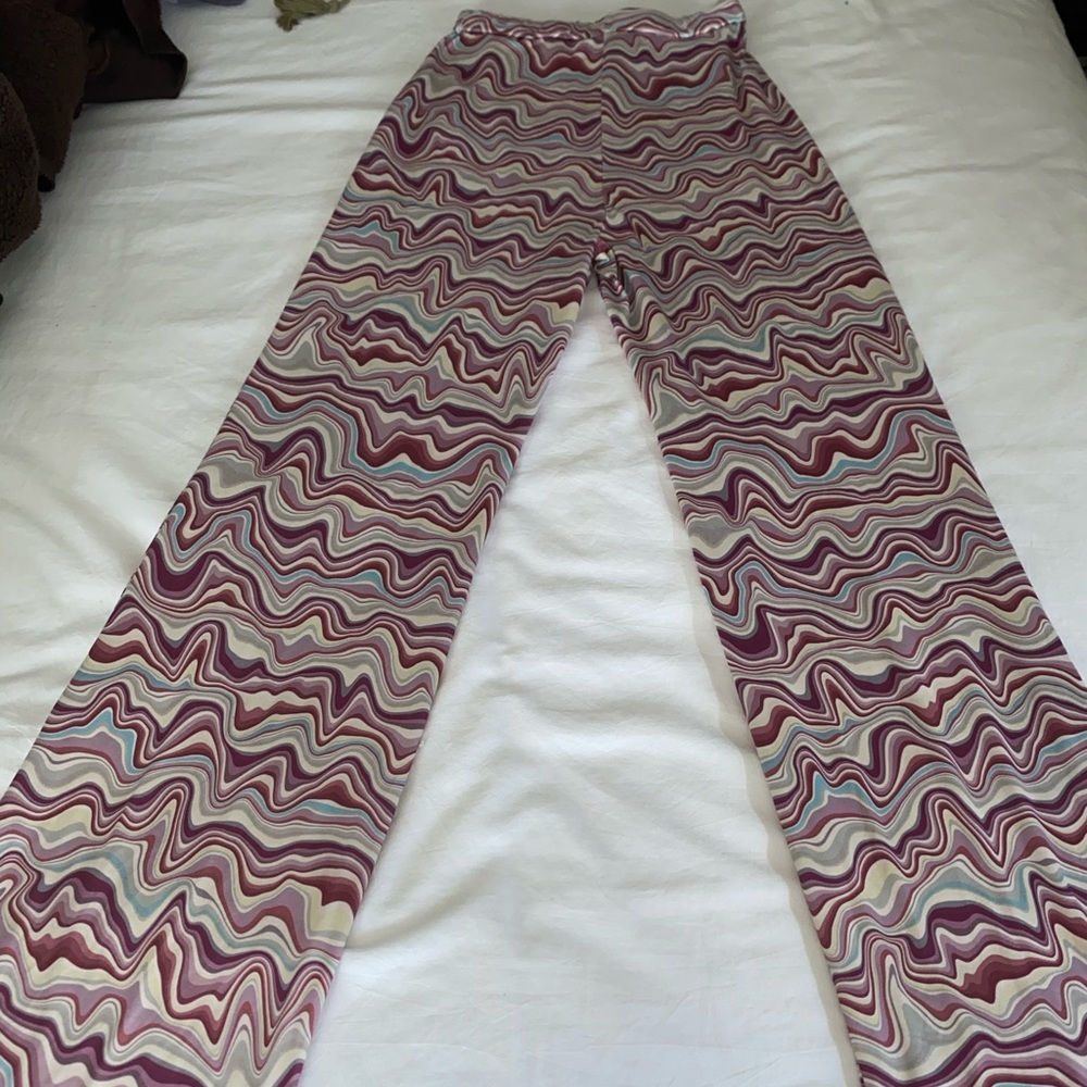Groovy 60s inspired flare pants (stretchy material)